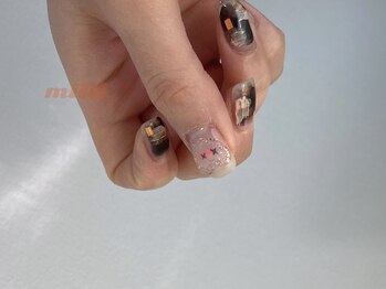 ミリネイルズ(milli nails)/ショコラオレンジ