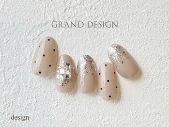 グランドデザイン 穂積店(GRAND DESIGN)/水玉お嬢様Nail