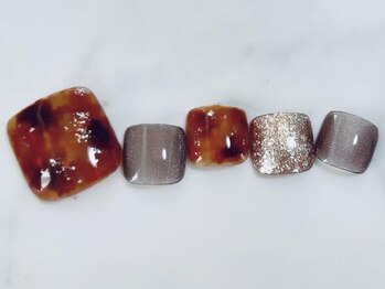 カレネイル(kale nail)/１１月限定シンプルアート+500円