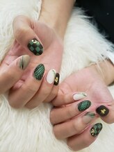 ネイルズ ビー 南昭和町本店(Nail's be)/抹茶ネイル♪