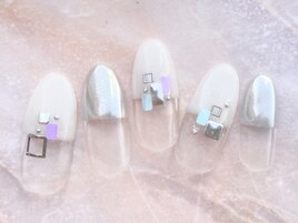 ポップなスクエア柄