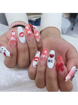 クイーンズビューティーサロン 新宿本店(Queen's beauty salon)/パラジェル対応　アートやり放題