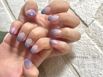 アプリシーエイトネイル(appreciate nail)/グラデミラー♪