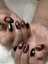 ネイルアンドアイラッシュサロンR/新春　成人式ネイル