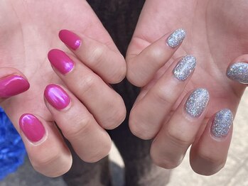 ア―ジュポシェフリル 天神西通り店(age poche Frill)/ワンカラーネイル