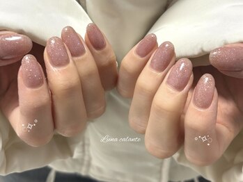 ピンクフラッシュネイル