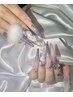 【gel-xチップ長さ出し】XXLロングアート　17,500円