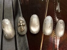 サニーサイド ウィズ マキア 茅ヶ崎店(Sunnyside with MAQUIA)/クロムパーツネイル