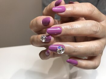 ネイルサロン ココアルファ 福山(KOKOα)/2本ストーンアートコース