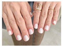 マニネイル 高の原店(mani nail)/ホワイトワンカラー
