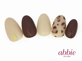 ネイルサロン アビー グランデュオ蒲田店(abbie)/シンプルヒョウ柄　￥8624