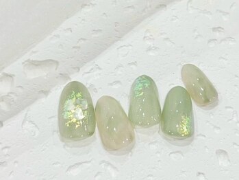 春ネイル/ニュアンスネイル