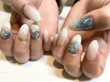 ビューティービースト フォー ネイルアンドアイラッシュ 松浜店(beauty:beast)/キラキラブルーシェル☆