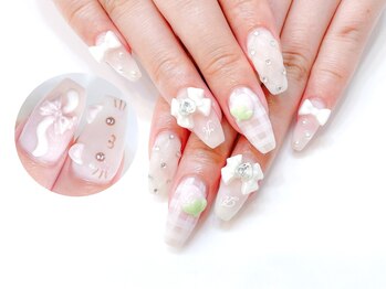 ネイルコレクション ピンク(Nail Collection Pink)/量産型:リボン:イチゴ:猫