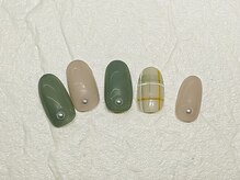 サローネ レジーナ(salone Regina)/チェック/グリーン/シンプル