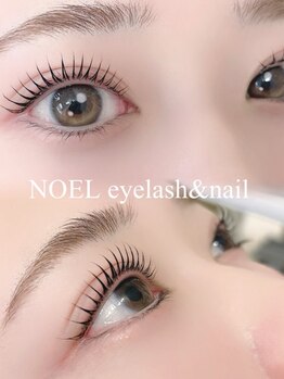 ノエル(NOEL)の写真/【&healthy6500円～】パーマ×エクステの技術導入！自まつ毛から上げて印象アップな似合わせデザインを◎
