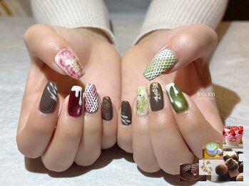 イロアム(iroam)/バレンタインネイル/ニュアンス