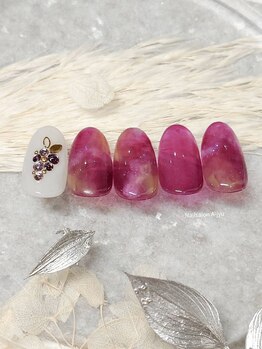 ネイルサロン アージュ(Nail Salon A jyu)/ぶどうネイル