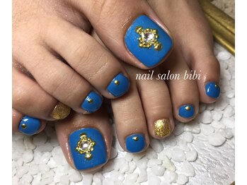 ネイルサロン ビビ(bibi)/ターコイズブルー