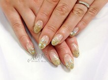 ネイルサロン ビューティーマジック 川口店/ キラキララメグラデ