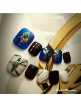 ネイルサロンアンドスクールエムズブロッサム(Nailsalon & school M's Blossom)/７月定額制ＦＯＯＴジェルコース