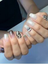 キャプラスネイル プリマ/レオパードネイル