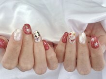 ケヤキ(KEYAKI)/クリスマスネイル