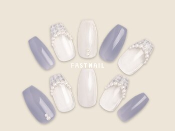 ファストネイル 葛西駅前店(FAST NAIL)/ツイード/パール【12392】