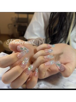 ラメグラデ×ウルウルパーツ