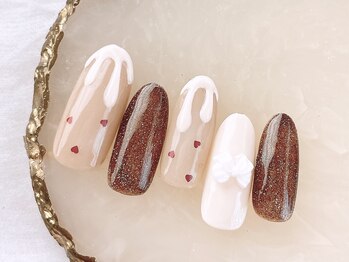 ネイルサロンフォーユー(for u)/バレンタインネイル¥7980