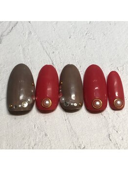 ネイルサロン 爪/秋冬ネイル