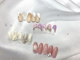 卒業式、入学式、結婚式ネイル