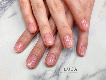 ネイルアトリエルカ(nail atelier LUCA)/M-31 自爪風シアーピンクネイル