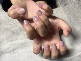 シアー紫グラデーション