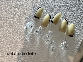 ネイル スタジオ テト(nail studio teto)の写真/《豊富なサンプルから選べるこだわりのワンカラー！》OLさんや主婦の方、ネイルが初めての方にも◎