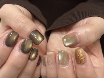 クレイ(clay.)/大人ニュアンスネイル