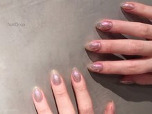 ネイル ドゥ 岡山駅前店(Nail Doux)/ホワイトピンクミラー