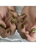7月～【hand nail】マグネット(ワンカラーのみ/初回オフ無料)¥6000