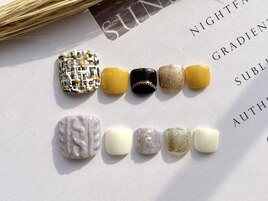 11月フットネイル定額【Autumn】