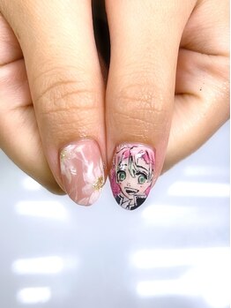 ネイル ファンシーファング(nail_fancy_fang)/推しキャラネイル