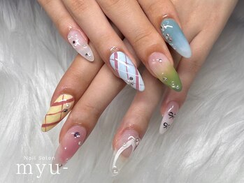 ミュー 表参道(myu-)/個性派ネイル