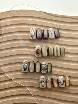 エム ネイル(emu nail)の写真/【高リピート率◎】今時のお洒落アートがピカイチ!丁寧施術と高技術力で高評価!!《アートコース》が人気♪