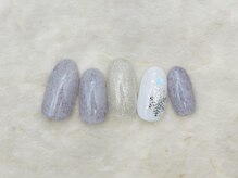 シード(Seed)/冬ネイル9900円/大人シンプル冬