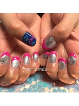 サニーサイドアップ ネイル(Sunny SideUp nail)/80s バブリーアート