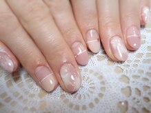 アミュリー ネイル アトリエ(Amury nail atelier)/シアーマーブルネイル☆
