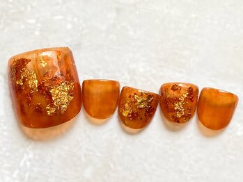 金箔シンプルネイル新規¥5,280