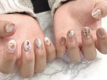 ラルージュ(La Ru-Ju)/ショートネイル×ニュアンス