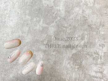スリー(THREE)/June 2023/nail design
