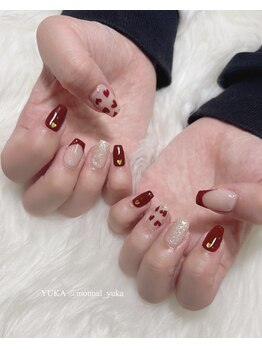 リアンド(Li&)/ハート×フレンチネイル