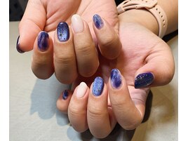 ギャラクシーマグネットネイル